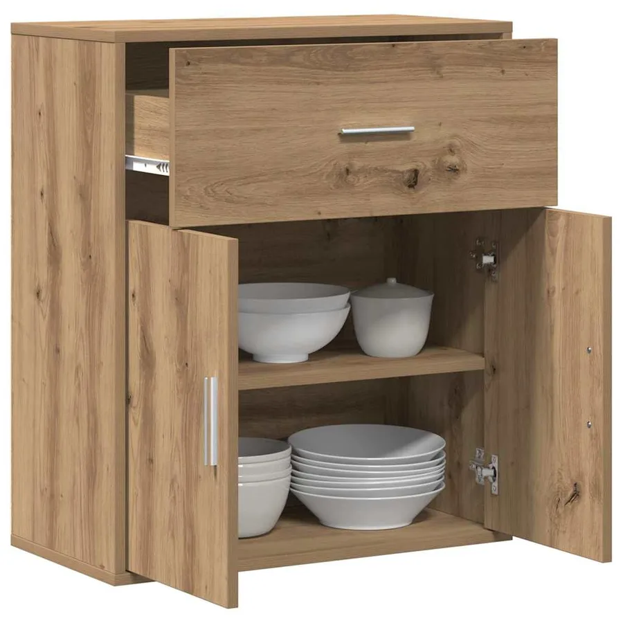 Buffet Chêne artisanal 60 x 31 x 70 cm Bois d'ingénierie - 3