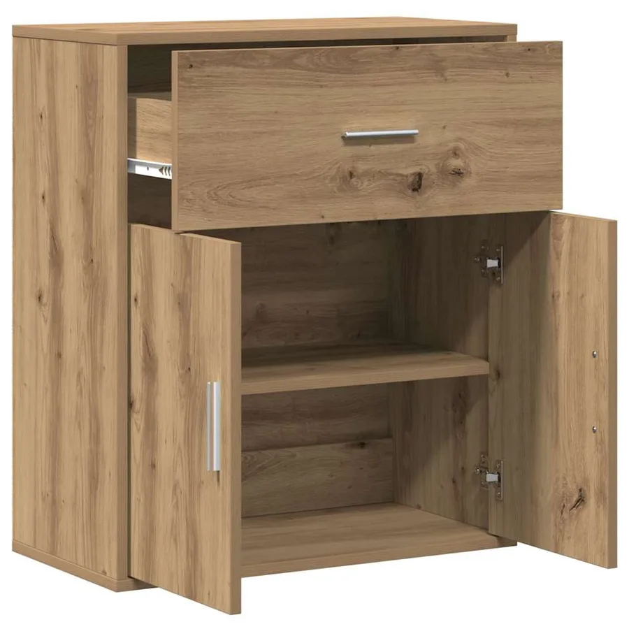 Buffet Chêne artisanal 60 x 31 x 70 cm Bois d'ingénierie - 5