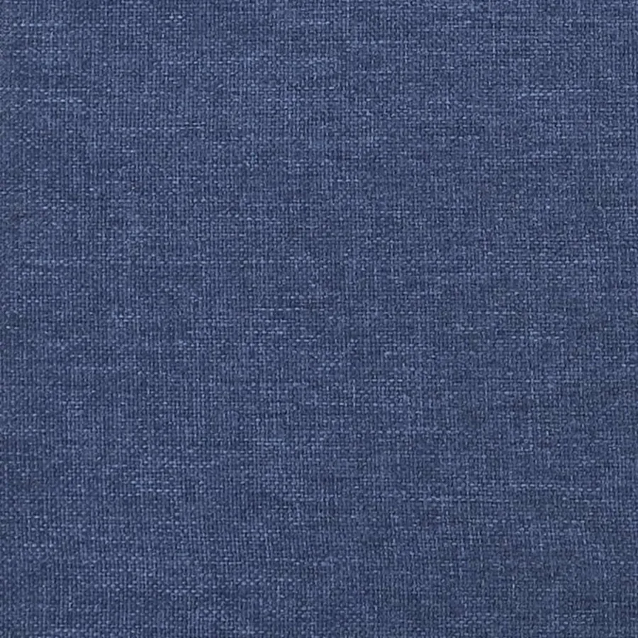 Cadre de lit sans matelas bleu 90x200 cm tissu - 11