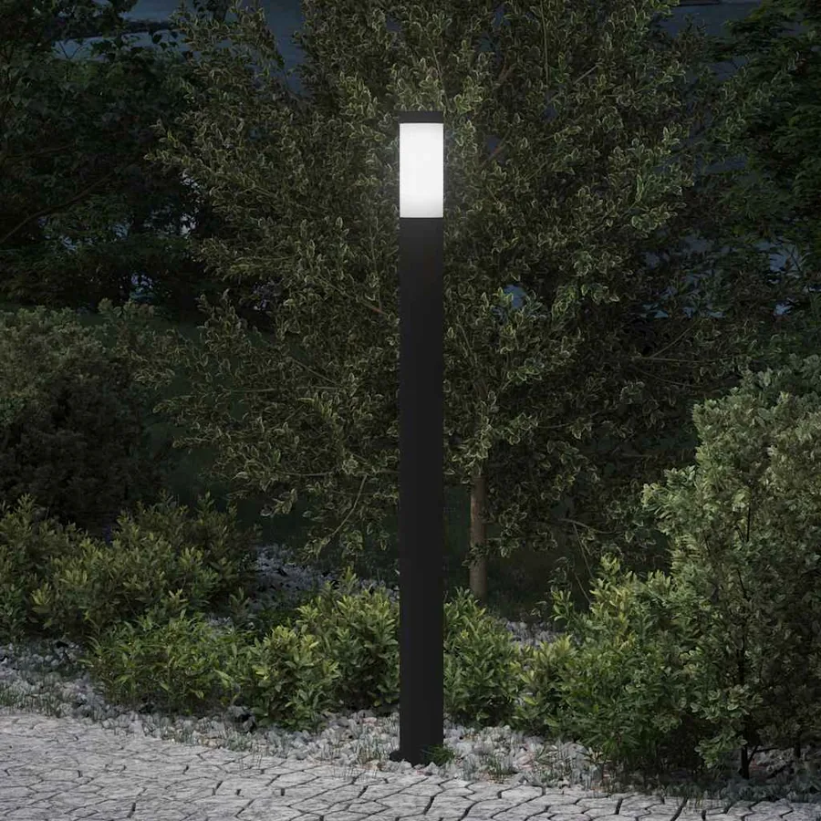 Borne lumineuse 110 cm en acier inoxydable IP44
