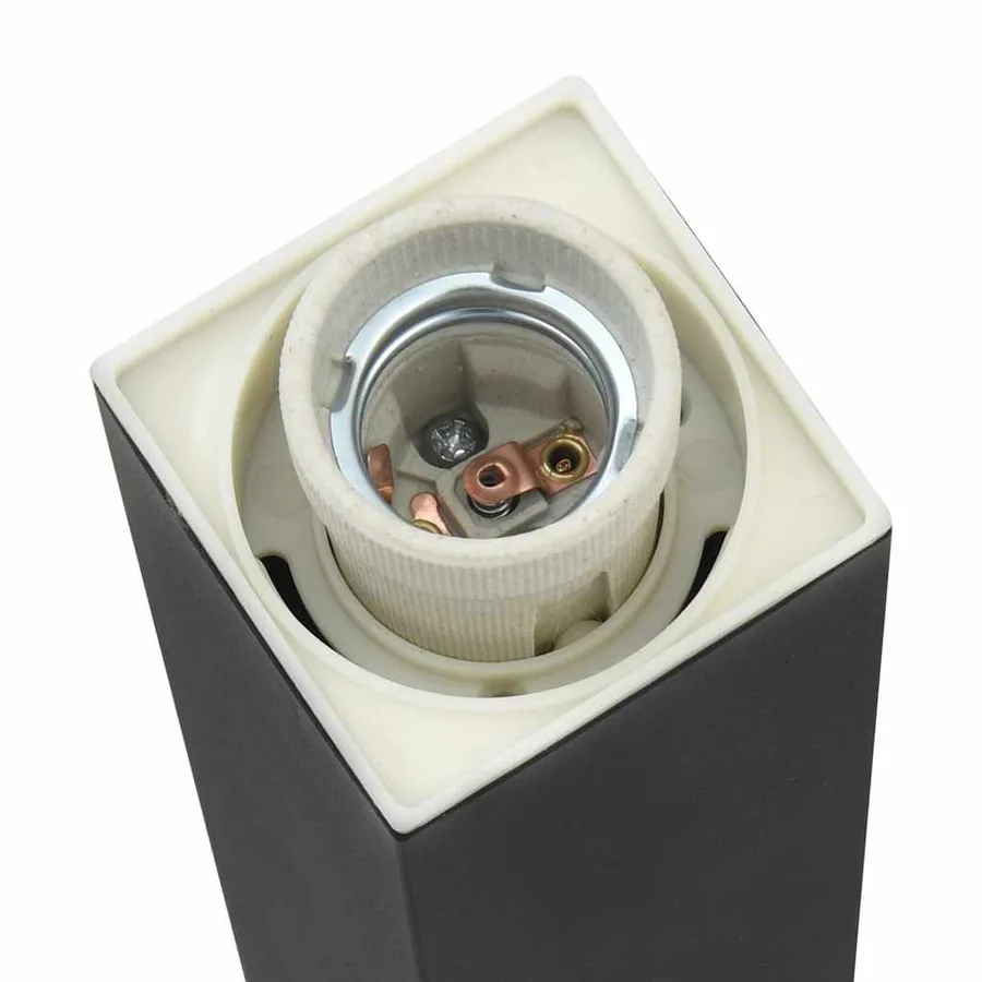 Borne lumineuse 50 cm noire IP44 - 8