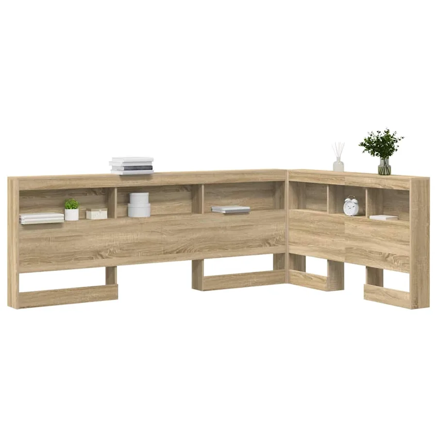 Tête de lit de rangement Chêne Sonoma 120 cm Bois d'ingénierie - 3