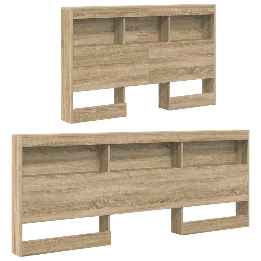 Tête de lit de rangement Chêne Sonoma 120 cm Bois d'ingénierie - 5