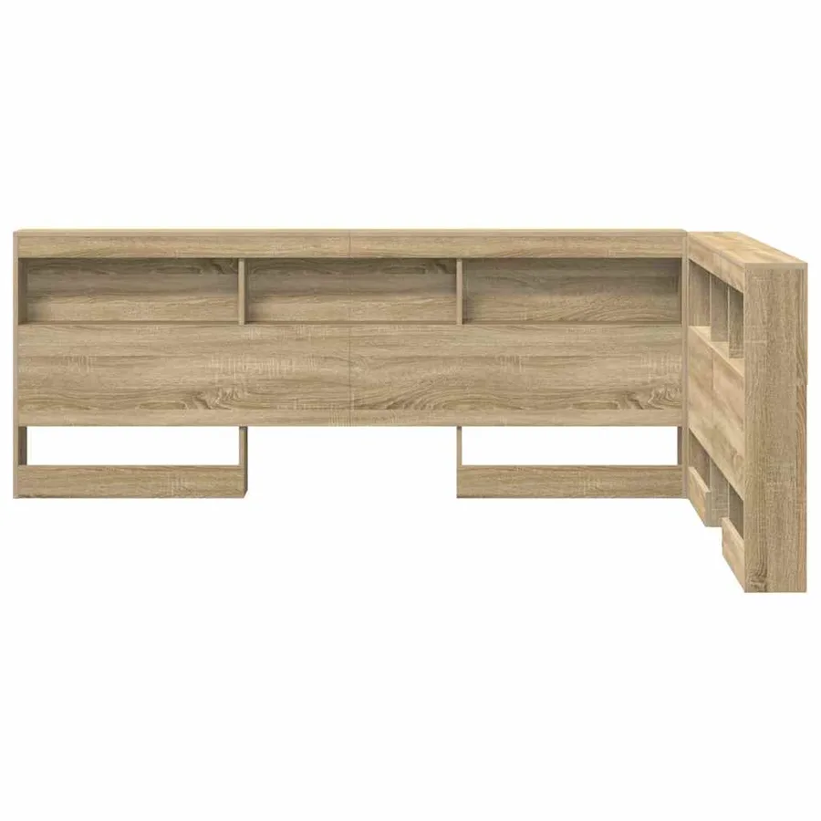 Tête de lit de rangement Chêne Sonoma 120 cm Bois d'ingénierie - 6