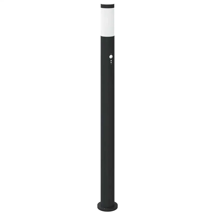 Borne lumineuse avec détecteur 110 cm en acier inoxydable IP44 - 2