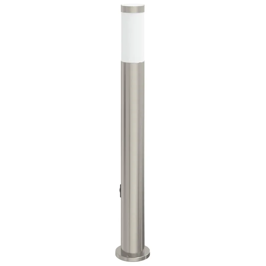 Borne lumineuse avec détecteur et prise 80 cm acier inoxydable IP44 - 5