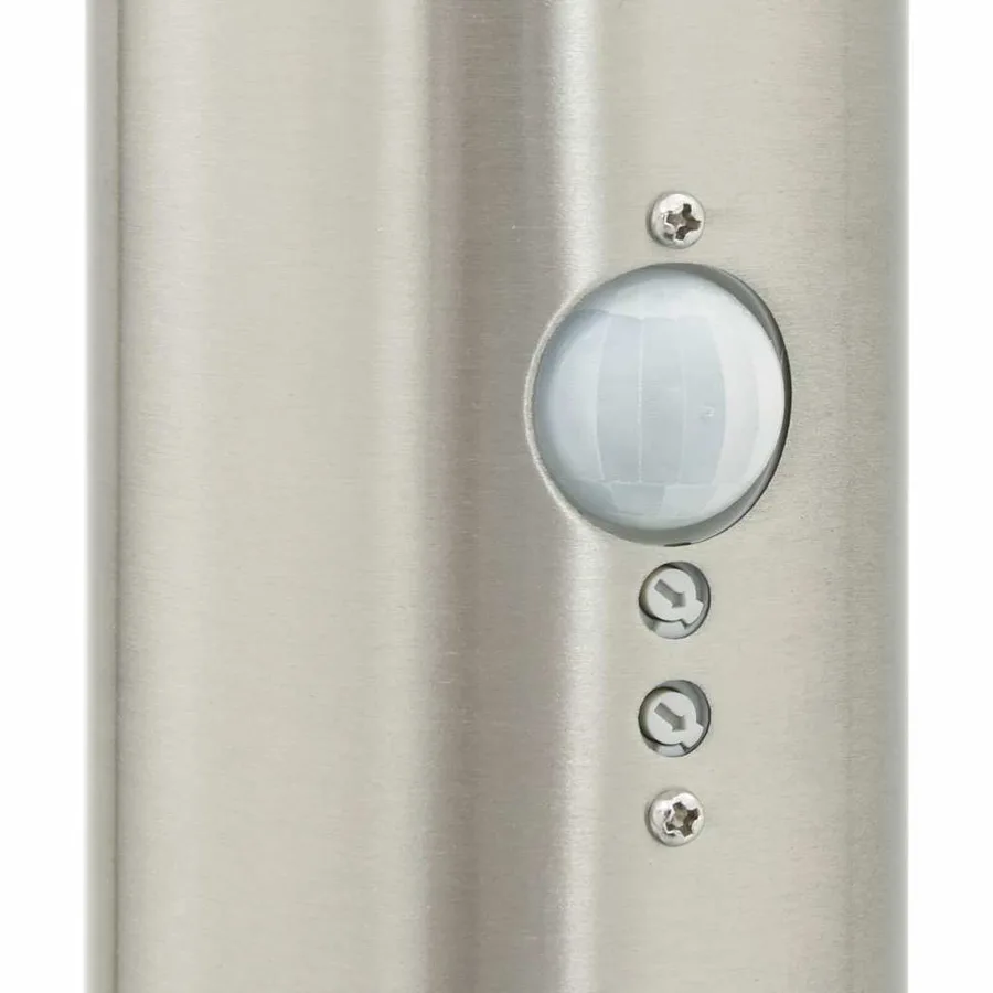 Borne lumineuse avec détecteur et prise 80 cm acier inoxydable IP44 - 8
