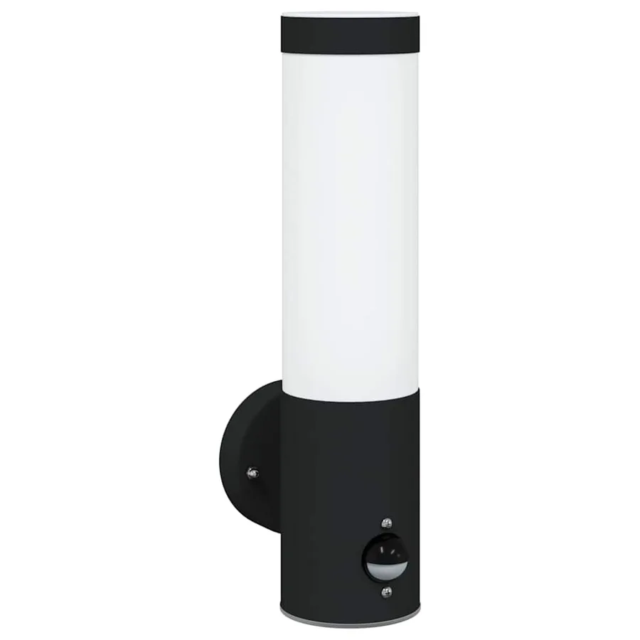 Applique Murale Extérieure 2 pcs Noir 12 x 8,5 x 29 cm - 4