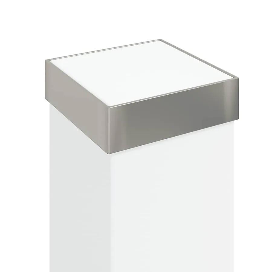 Bornes lumineuses lot de 3 80 cm acier inoxydable IP44 - 6