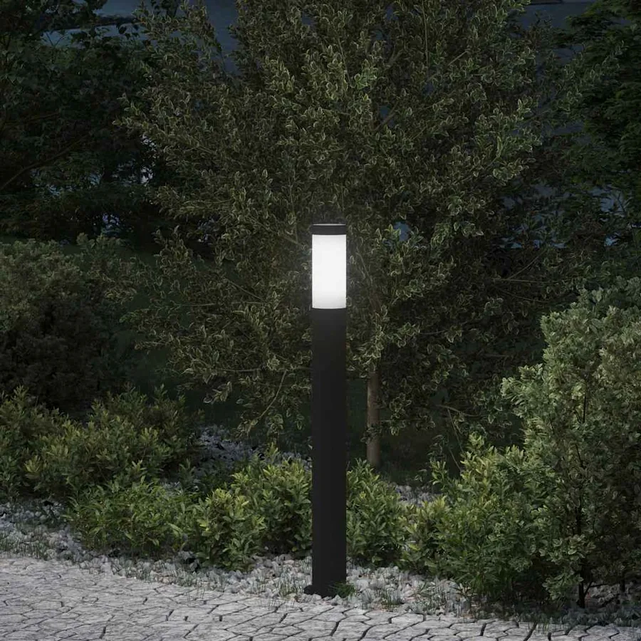 Borne lumineuse 80 cm en acier inoxydable IP44