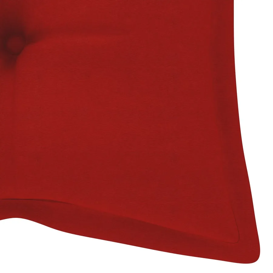 Banc de jardin pliable avec coussin 118 cm Bambou - 8