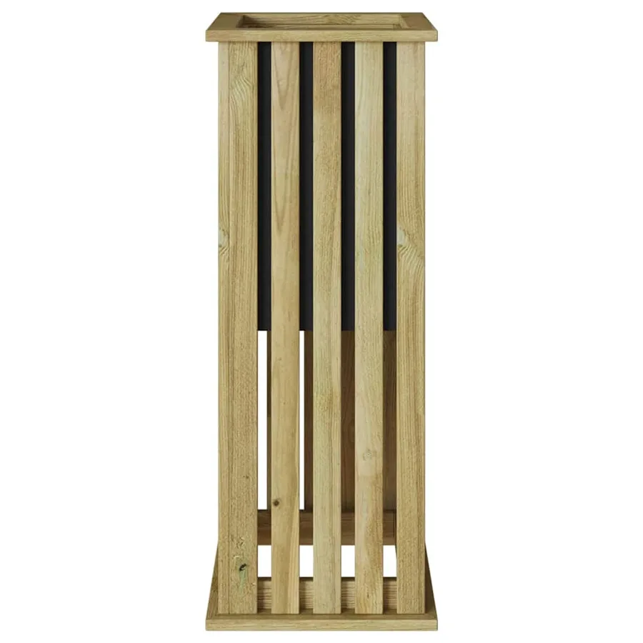 Caisses de plantation Marron 33 x 33 x 85 cm Pinède imprégnée - 6