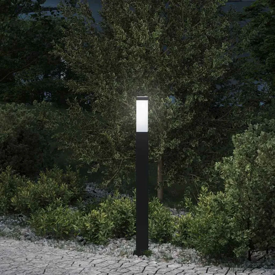 Borne lumineuse 80 cm noire IP44