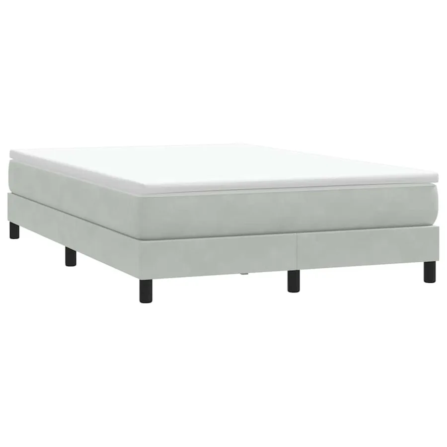 Sommier à lattes de lit sans matelas gris clair 160x220cm - 3