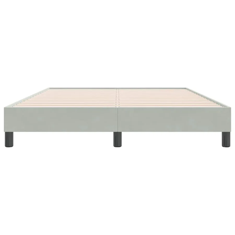 Sommier à lattes de lit sans matelas gris clair 160x220cm - 5