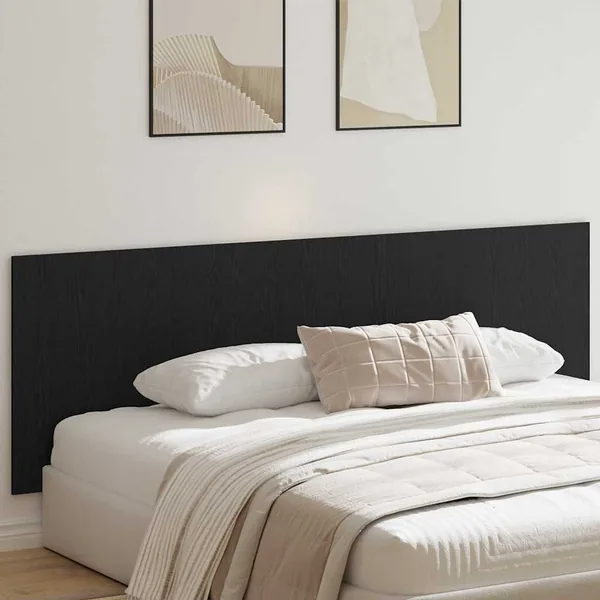 Tête de lit Chêne noir 160 x 1,5 x 80,5 cm Bois d'ingénierie