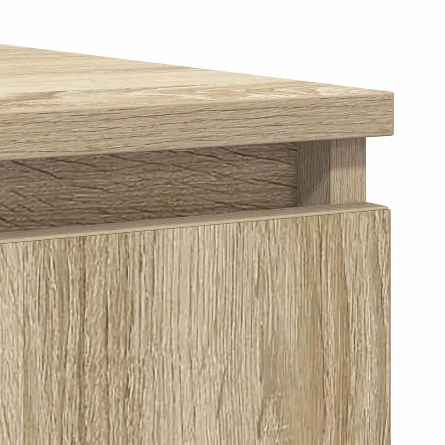 Buffet et tiroirs chêne sonoma 100,5x35x98,5 cm bois ingénierie - 10