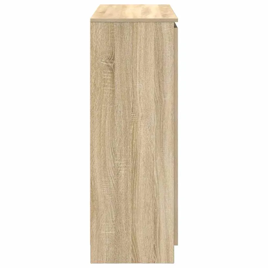Buffet et tiroirs chêne sonoma 100,5x35x98,5 cm bois ingénierie - 7