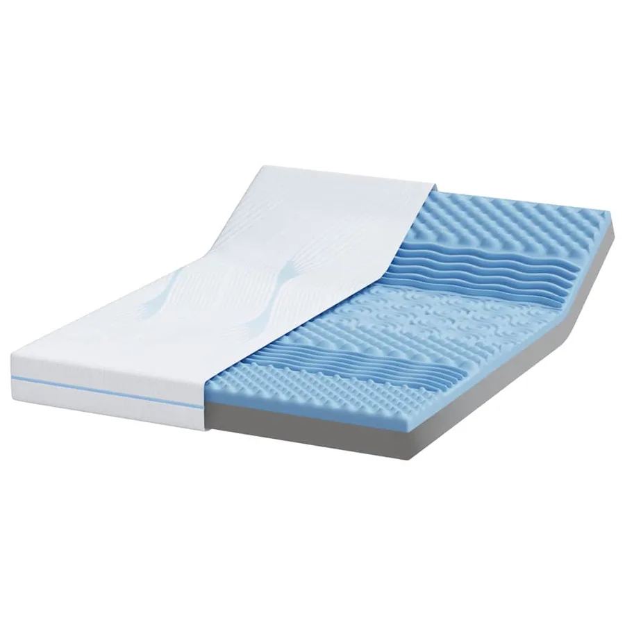 Matelas Moyennement ferme 160 x 200 cm Blanc - 4