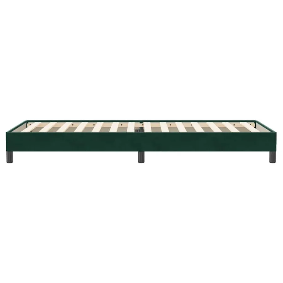 Sommier à lattes de lit sans matelas vert foncé 100x220cm - 6