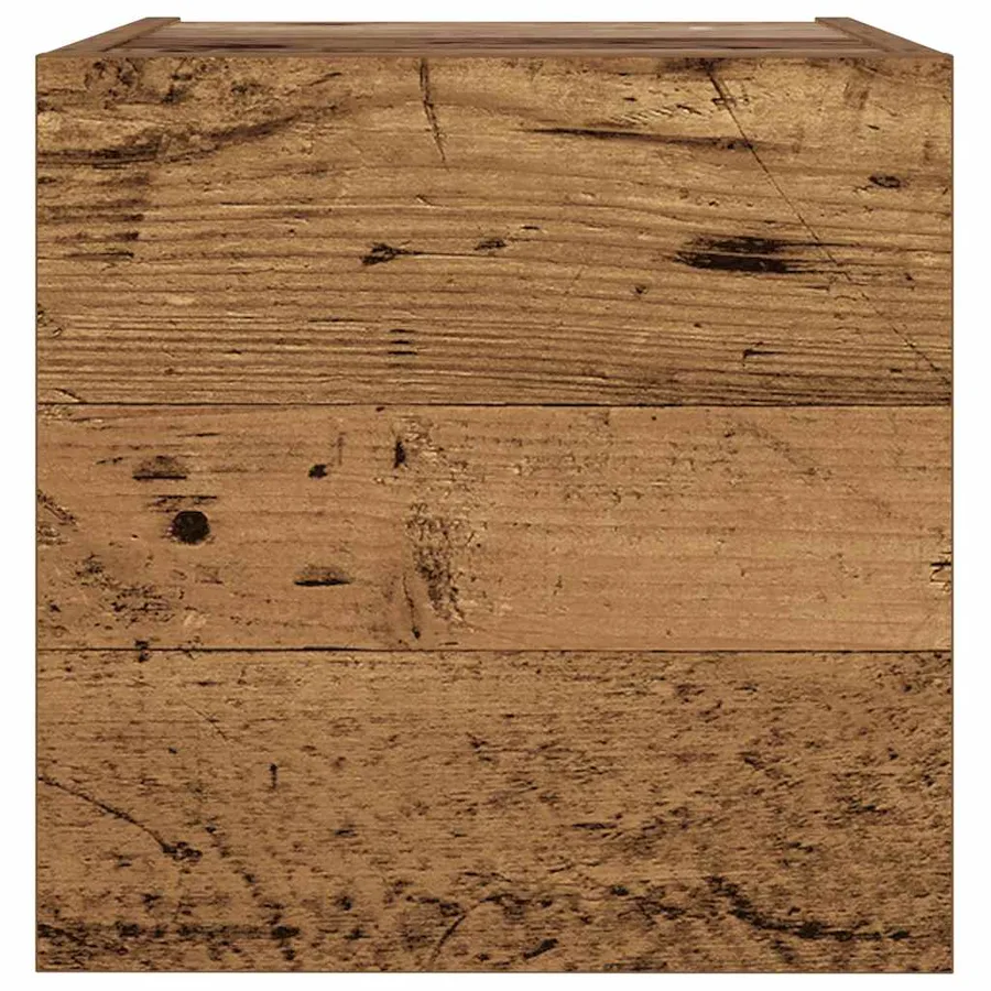 Meubles TV muraux 6 pcs vieux bois bois d'ingénierie - 7