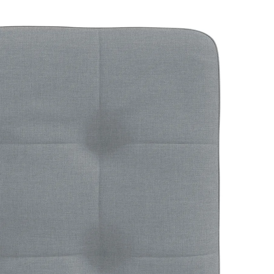 Chaises à manger lot de 4 gris clair tissu - 7