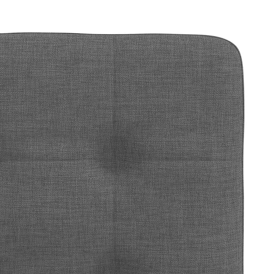 Chaises à manger lot de 6 gris foncé tissu - 7