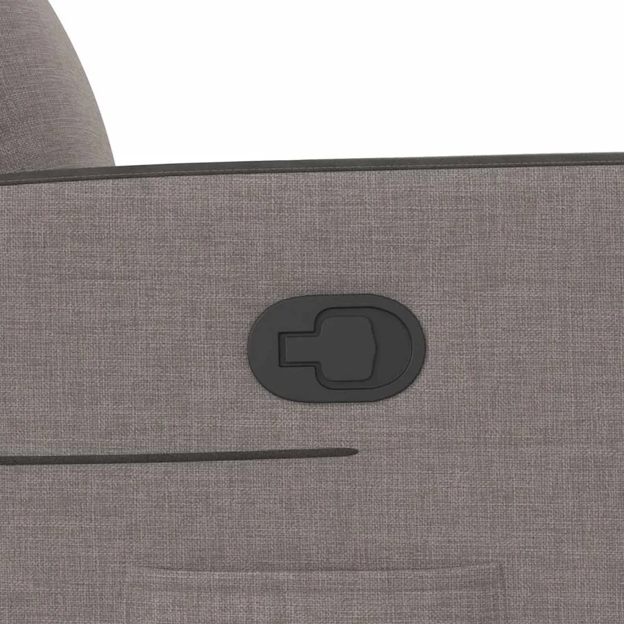 Fauteuil inclinable Taupe Tissu - 8