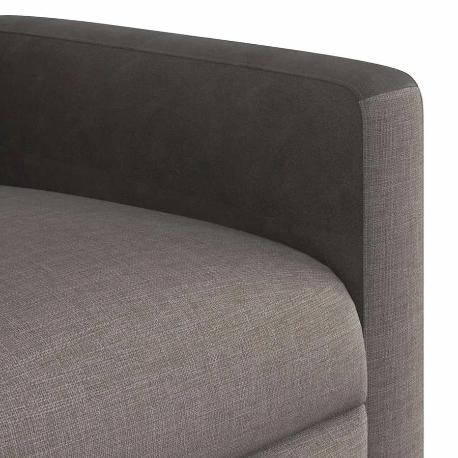 Fauteuil inclinable Taupe Tissu - 9
