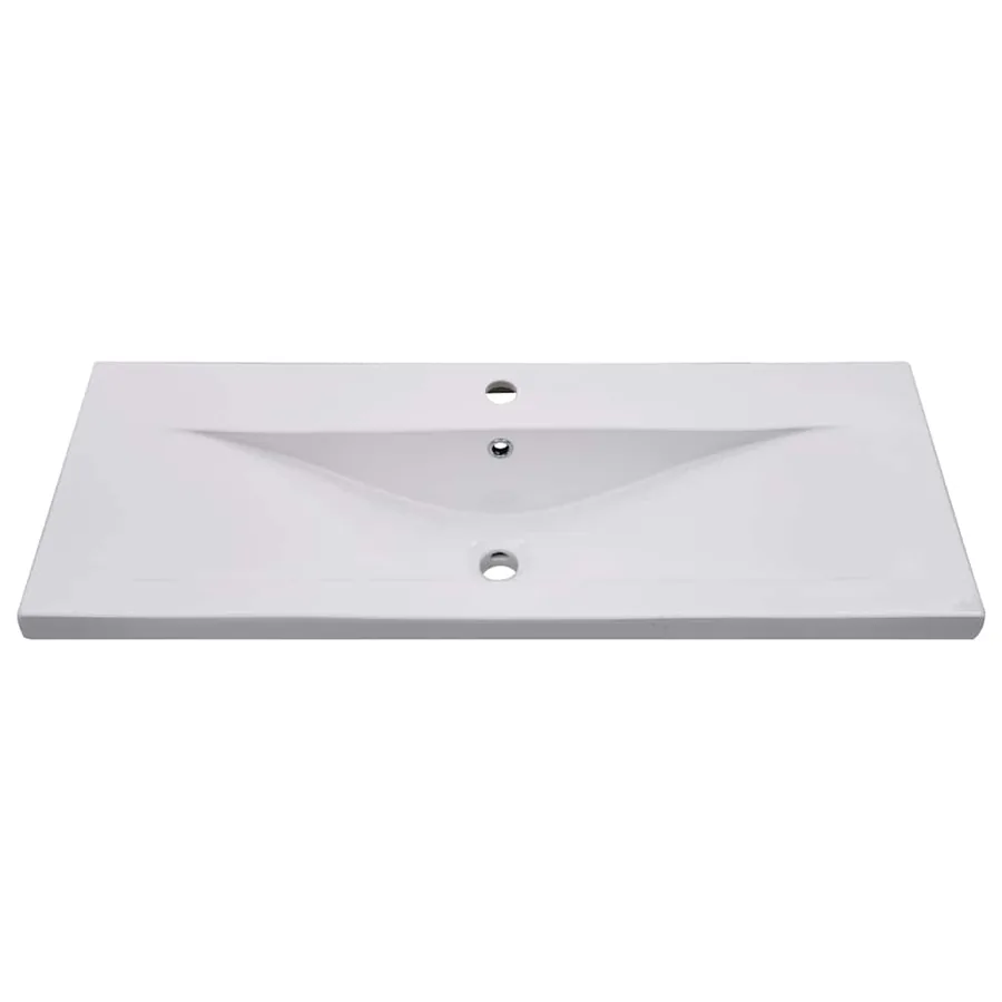 Ensemble de meubles de salle de bain Blanc Aggloméré - 13