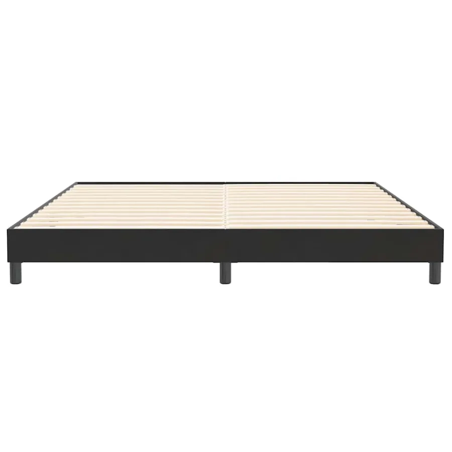Cadre de lit sans matelas noir 200x210 cm velours - 5