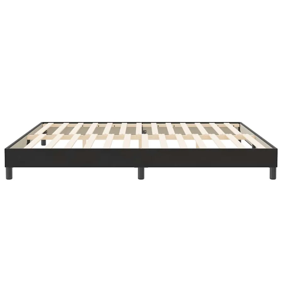 Cadre de lit sans matelas noir 200x210 cm velours - 6