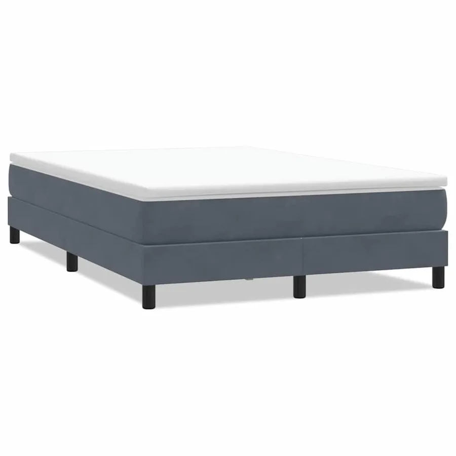 Sommier à lattes de lit sans matelas gris foncé 160x210 cm - 2