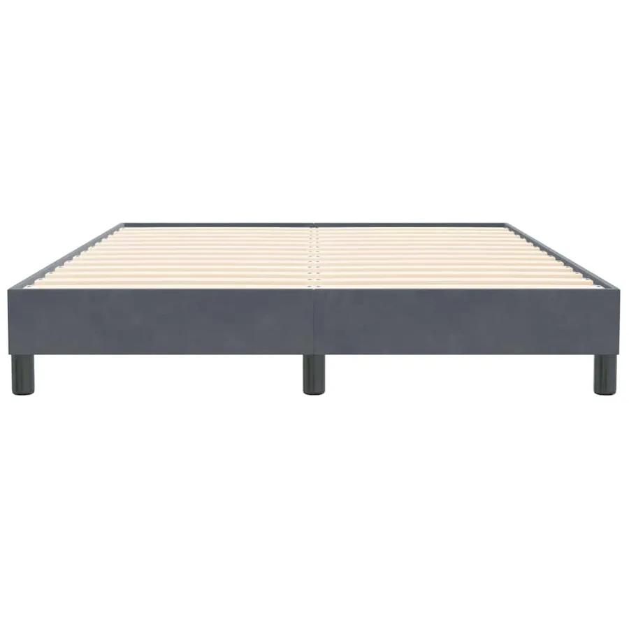 Sommier à lattes de lit sans matelas gris foncé 160x210 cm - 5