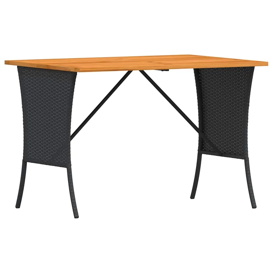 Salon de jardin 3 pcs avec coussins noir résine tressée - 6