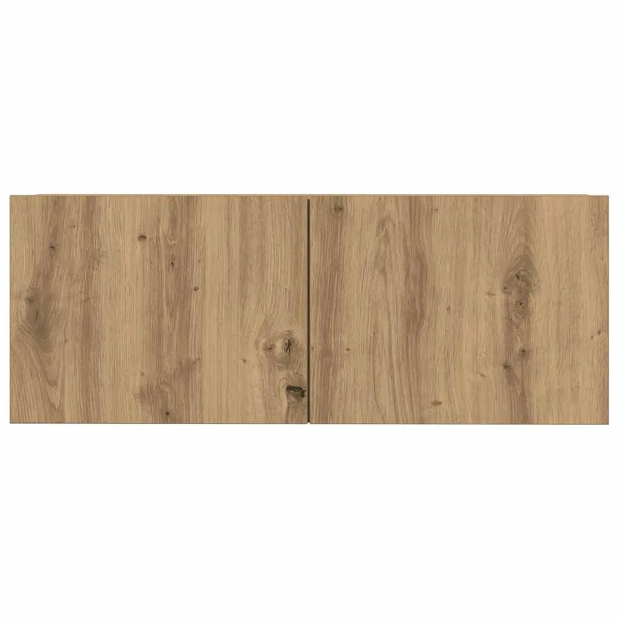 Ensemble de meuble TV mural 7 pcs chêne artisanal - 5