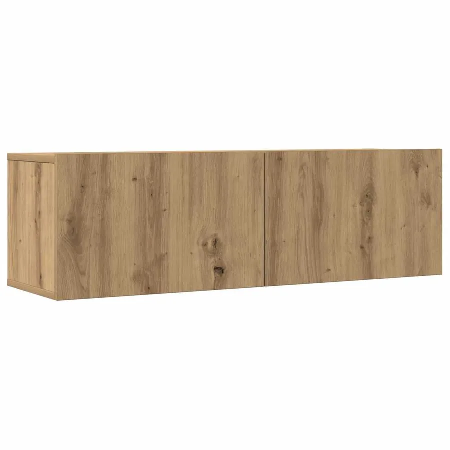 Ensemble de meuble TV mural 7 pcs chêne artisanal - 8
