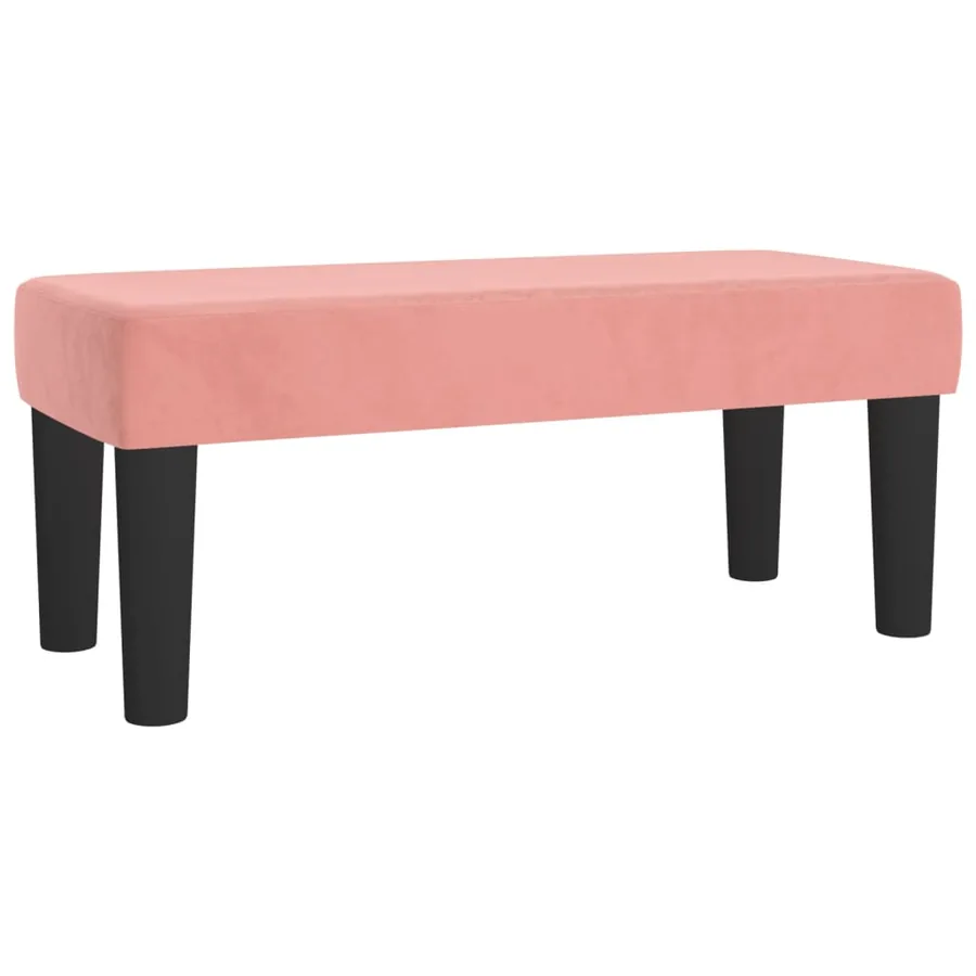 Sommier à lattes de lit avec matelas Rose 100x200 cm Velours - 7