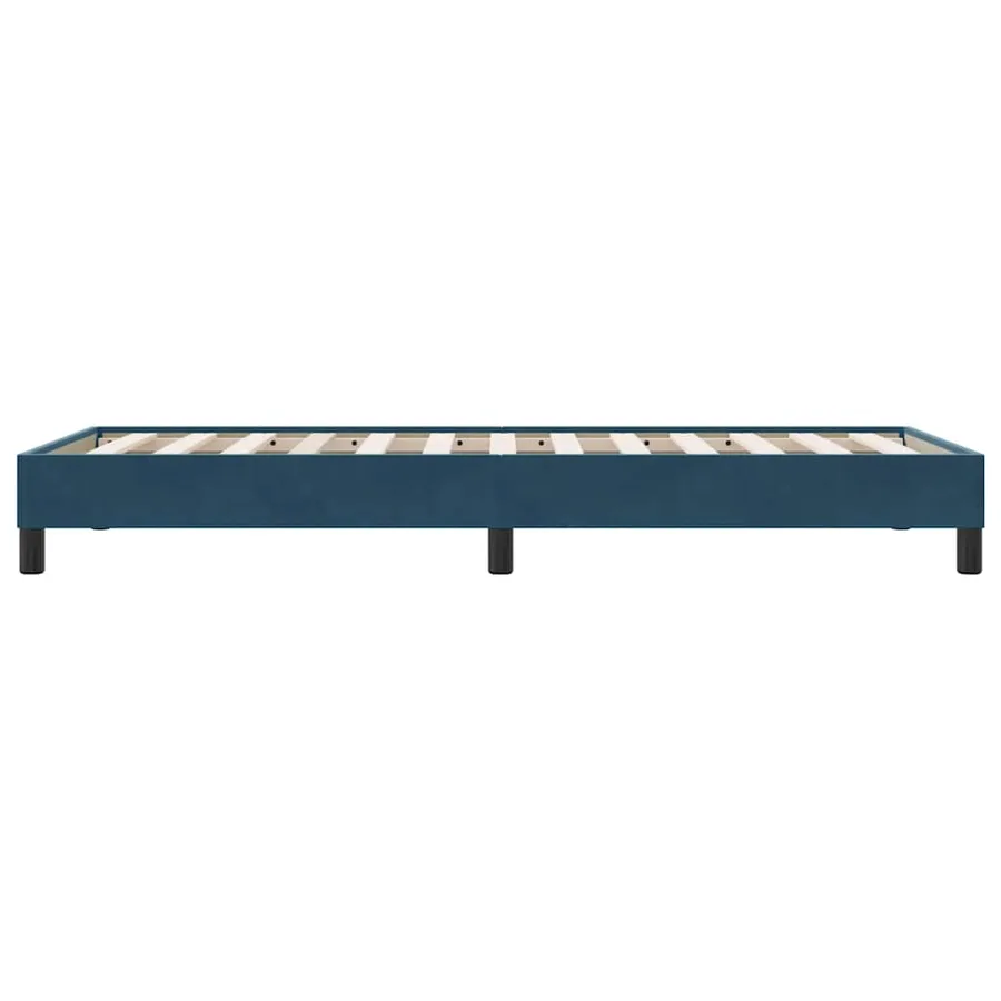 Sommier à lattes de lit sans matelas bleu foncé 80x210 cm - 6