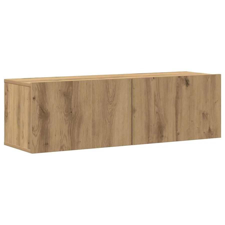 Ensemble de meuble TV mural 4 pcs chêne artisanal - 4