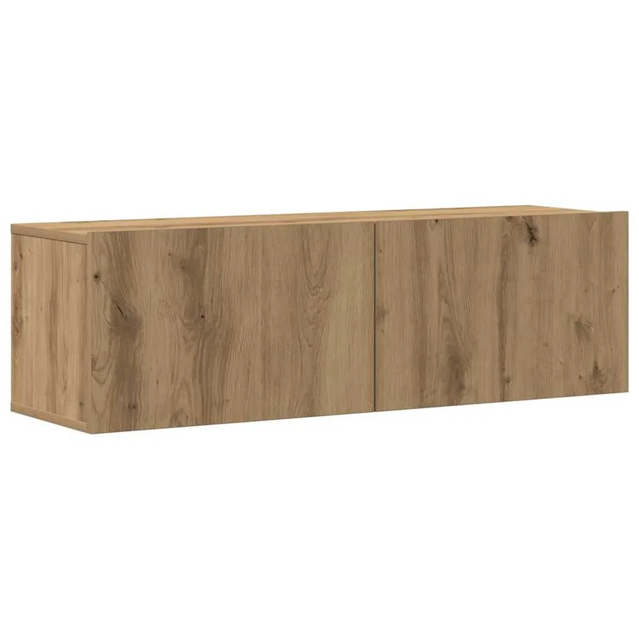 Ensemble de meuble TV mural 7 pcs chêne artisanal - 4