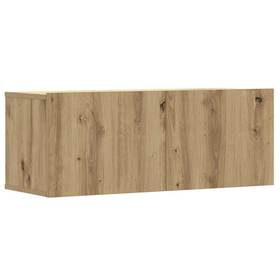 Ensemble de meuble TV mural 6 pcs chêne artisanal - 4