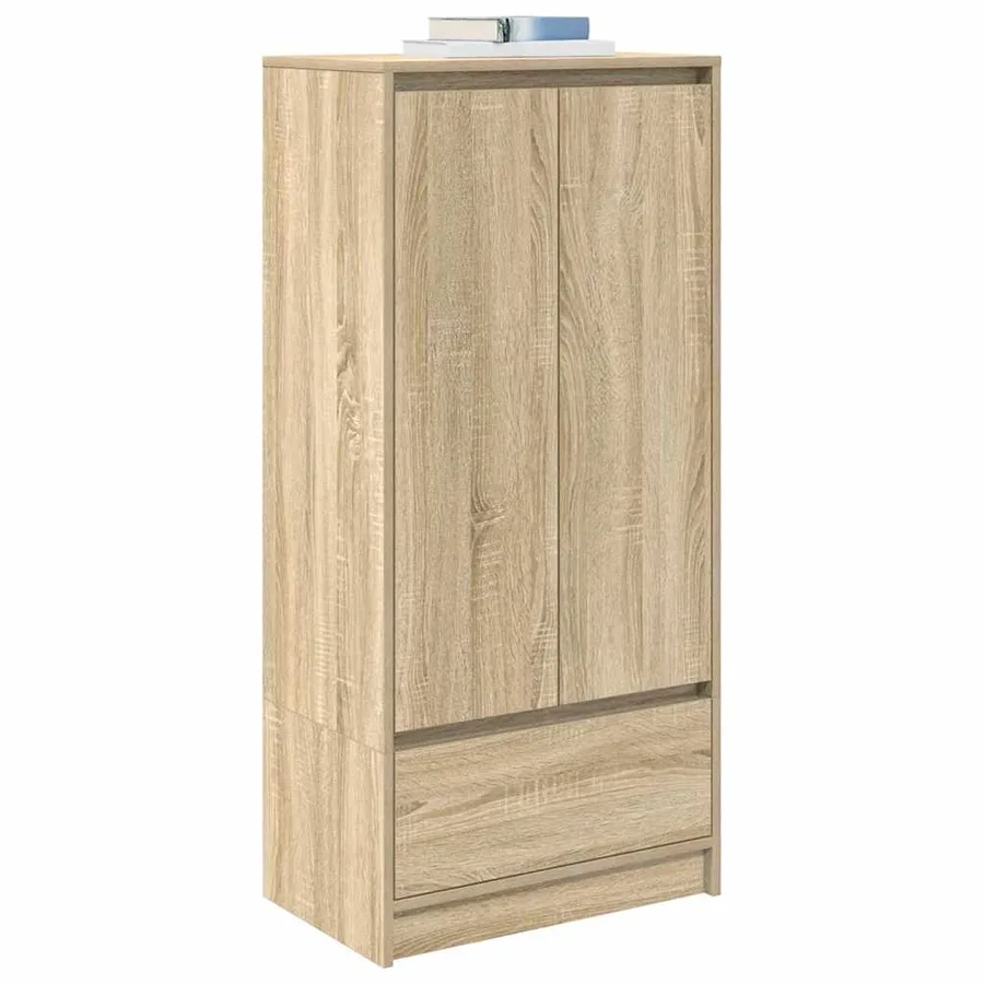 Armoire tiroir chêne sonoma 55,5x34x119,5 cm bois d'ingénierie - 4