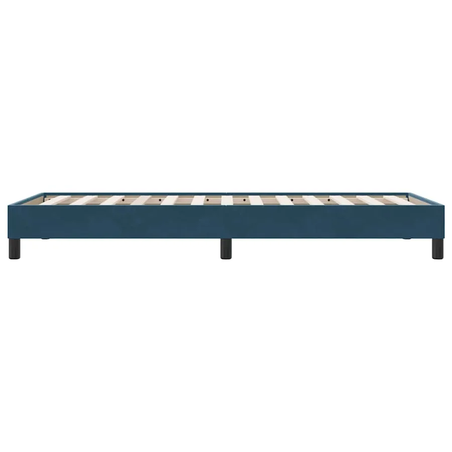 Sommier à lattes de lit sans matelas bleu foncé 90x210 cm - 6
