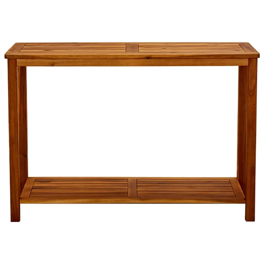 Table console de jardin 110x40x75 cm Bois d'acacia solide - 2