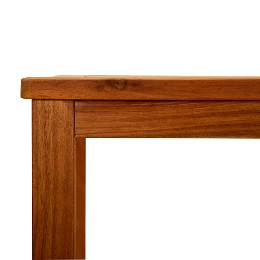 Table console de jardin 110x40x75 cm Bois d'acacia solide - 5