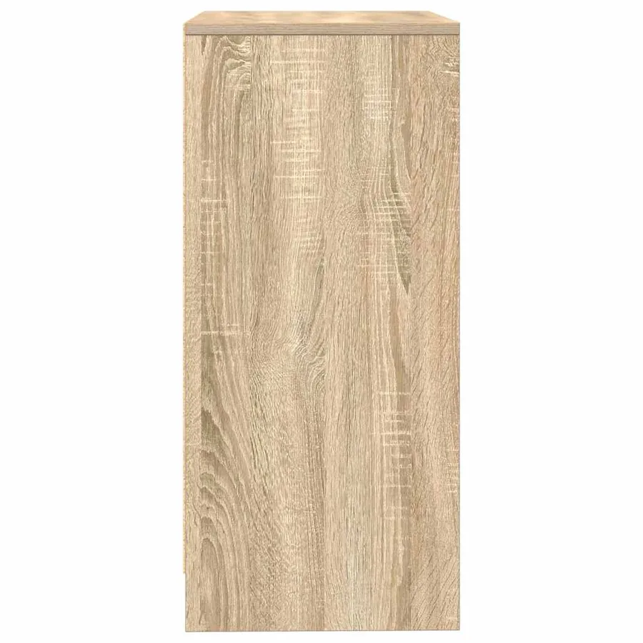 Buffet chêne sonoma 57x34x76 cm bois d'ingénierie - 7