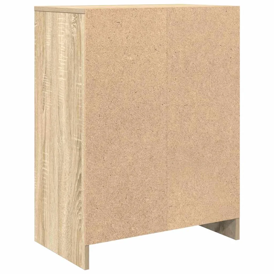 Buffet chêne sonoma 57x34x76 cm bois d'ingénierie - 8