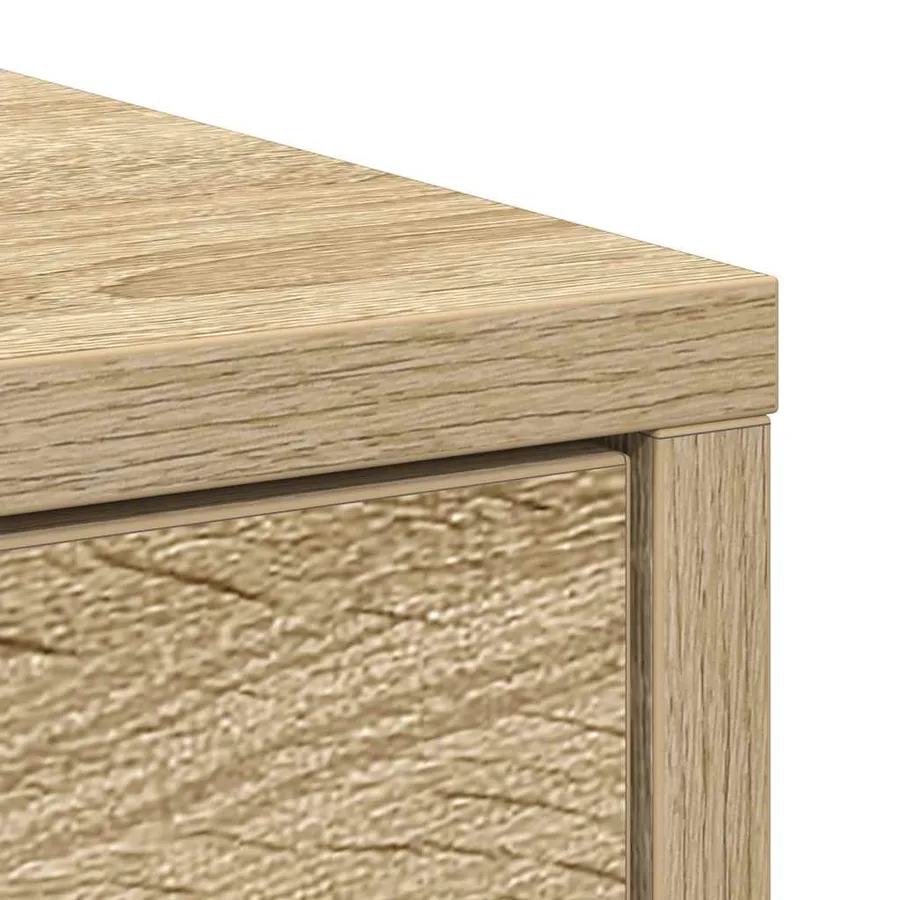 Buffet avec tiroirs et portes chêne sonoma 73x31x90 cm - 9