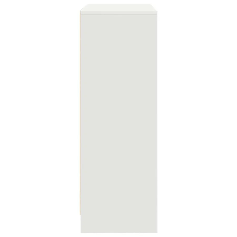 Buffet avec tiroirs et portes blanc 73x31x90 cm - 7